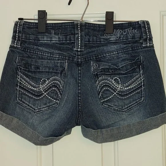 Indigo Rein Denim Shorts Junior Size 5 - Picture 2 of 6